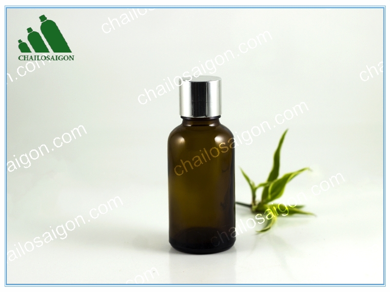 Chai tinh dầu thủy tinh 30ml nâu